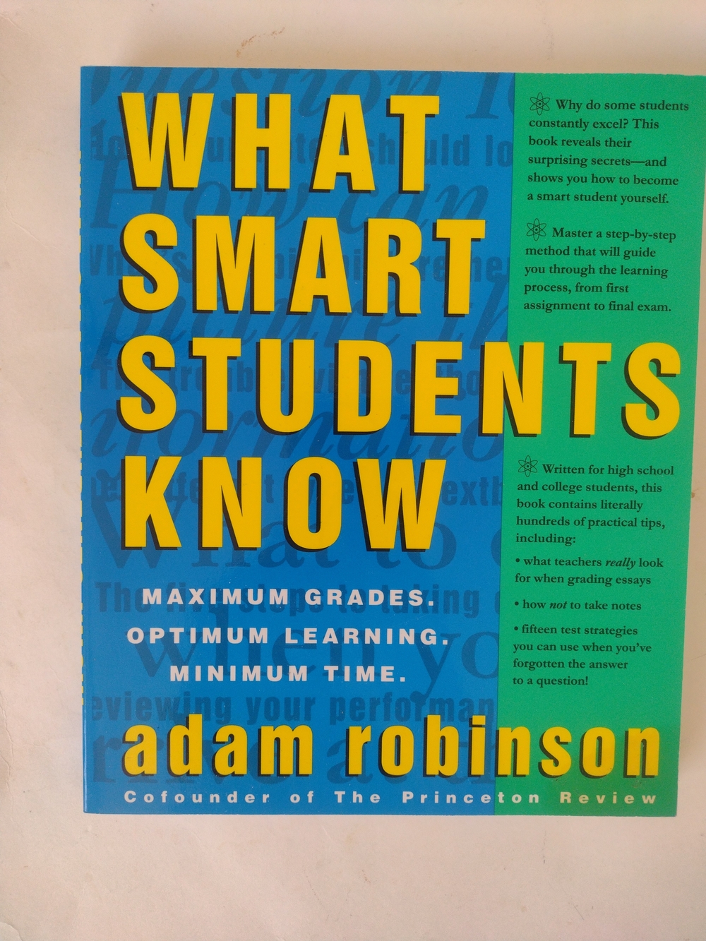What Smart Students Know - Paperback Book, Good Condition